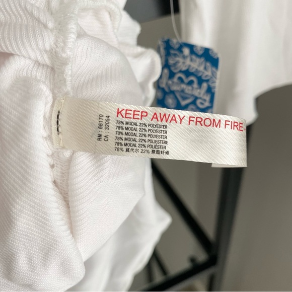 NWT Free People Intimately Talk To Me Side Cinched Tee - Picture 4 of 5